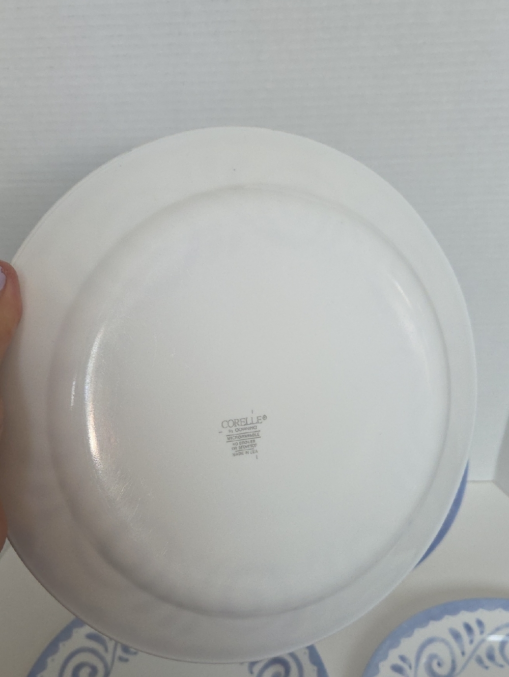 4Pc Corelle Ocean View Dinner Plates Set of 4 10 1/4" Round - Picture 9 of 9
